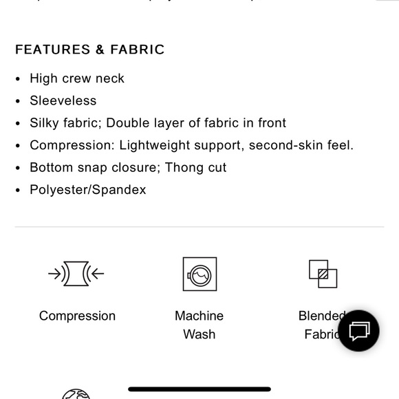 NWT Express Body Contour Compression High Neck
Bodysuit - size XS - black - Picture 12 of 12